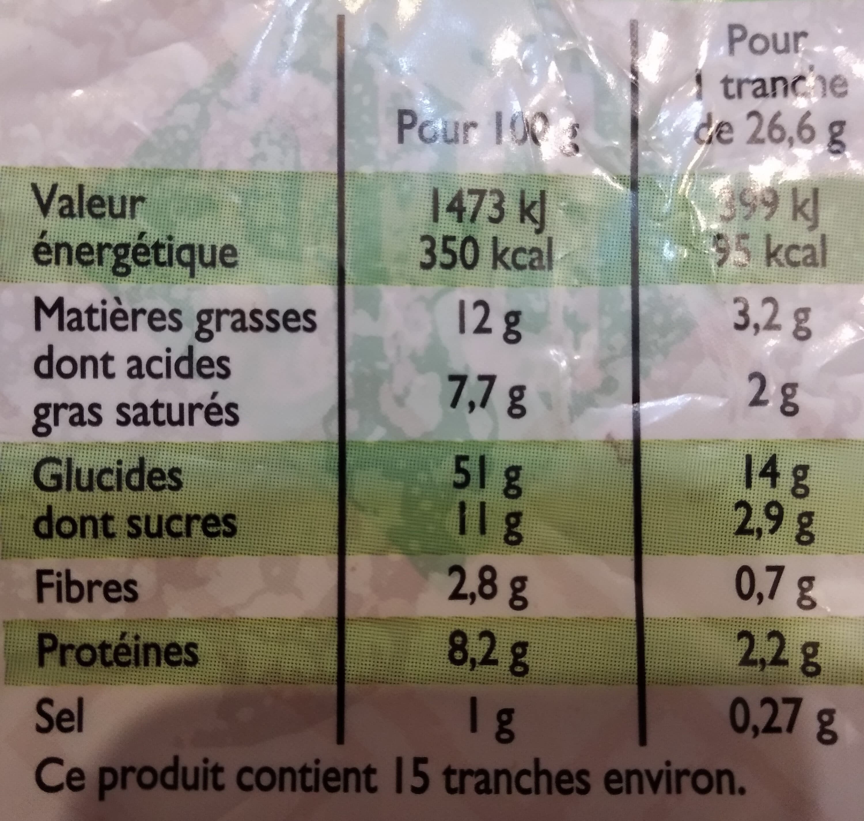 Leader Price Brioche tranchée pur beurre packshot