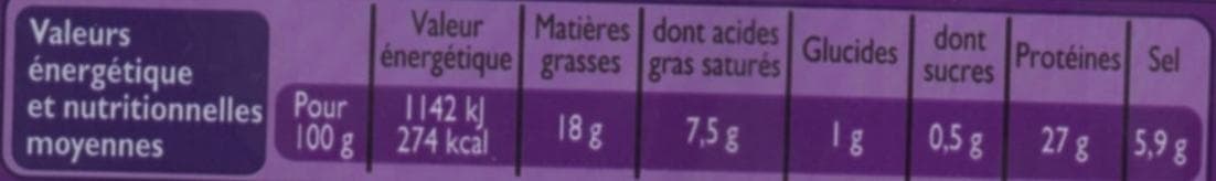 Leader Price Jambon sec Supérieur packshot