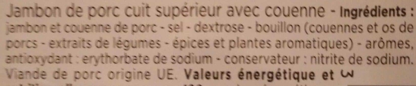 Franprix Jambon cuisiné à l'os packshot