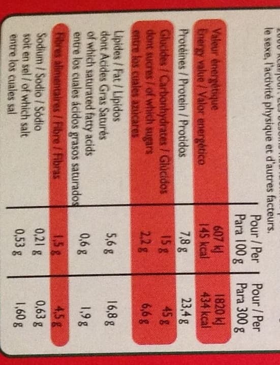 Leader Price Escalope milanaise et tagliatelles packshot