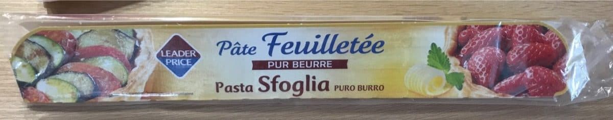 Leader Price Pate feuilletée packshot