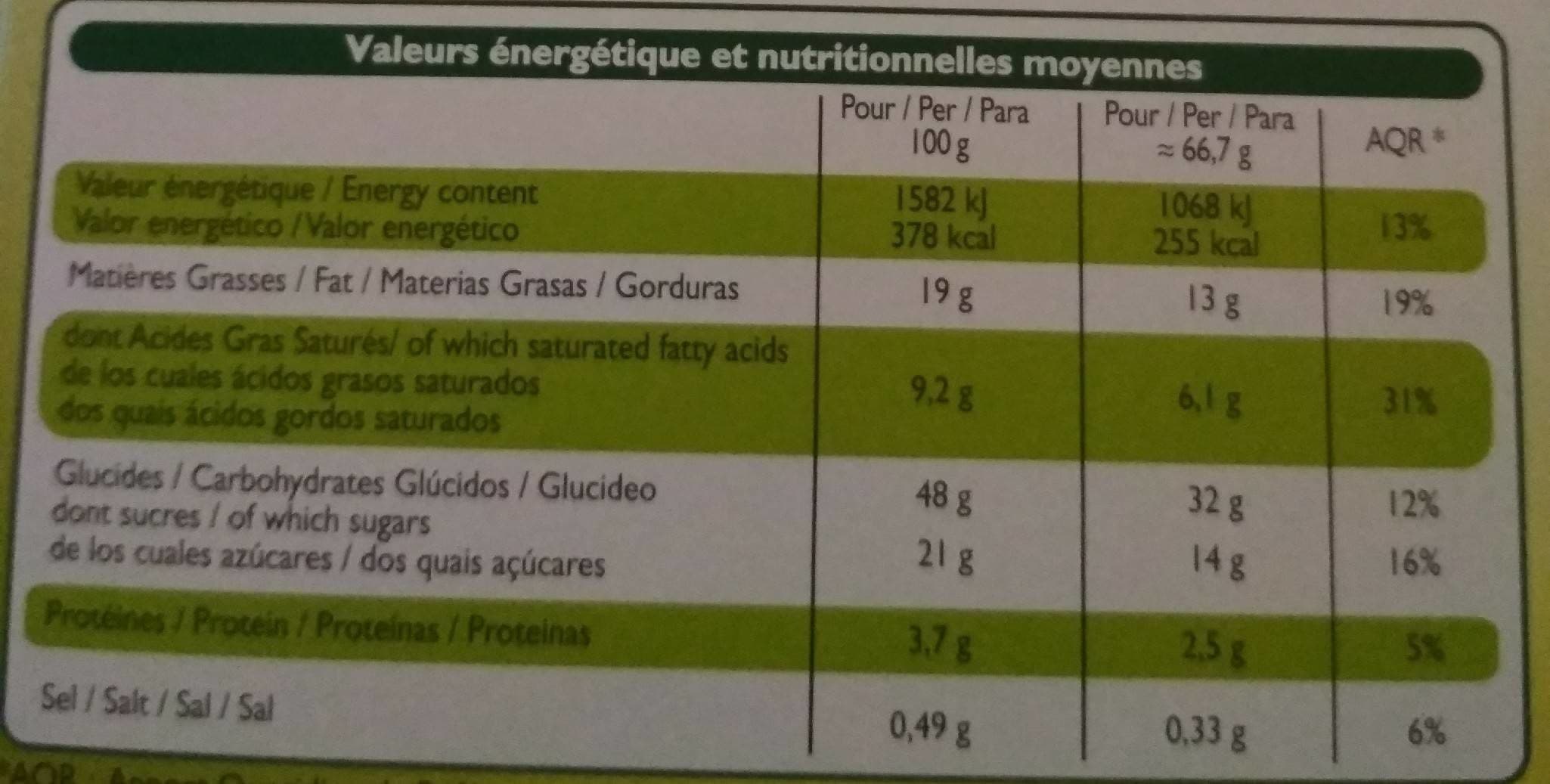 Leader Price Galette des Rois à la pomme packshot