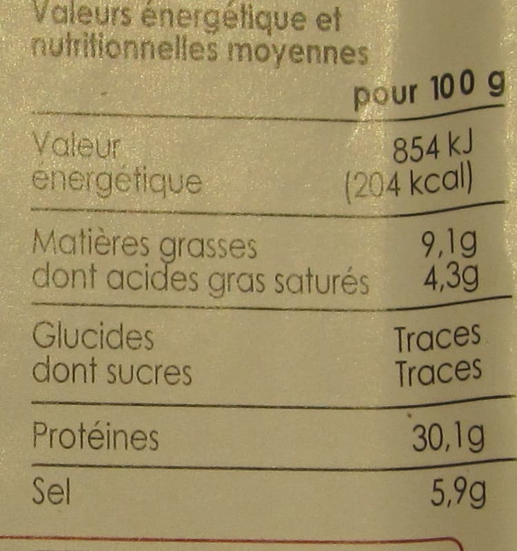 Franprix Jambon Sec Italien 9 mois d'âge packshot