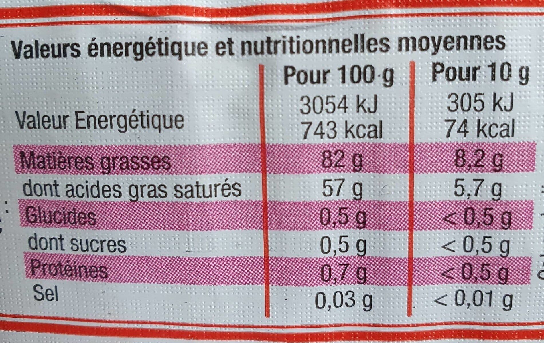 Leader Price Beurre Moulé Doux packshot