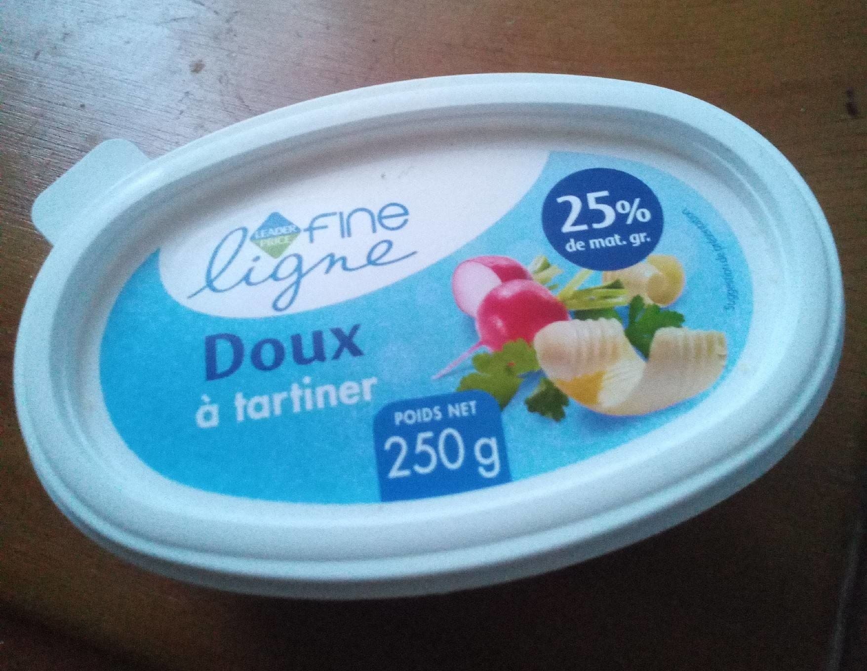 Leader Price Doux à tartiner, Fine Ligne packshot