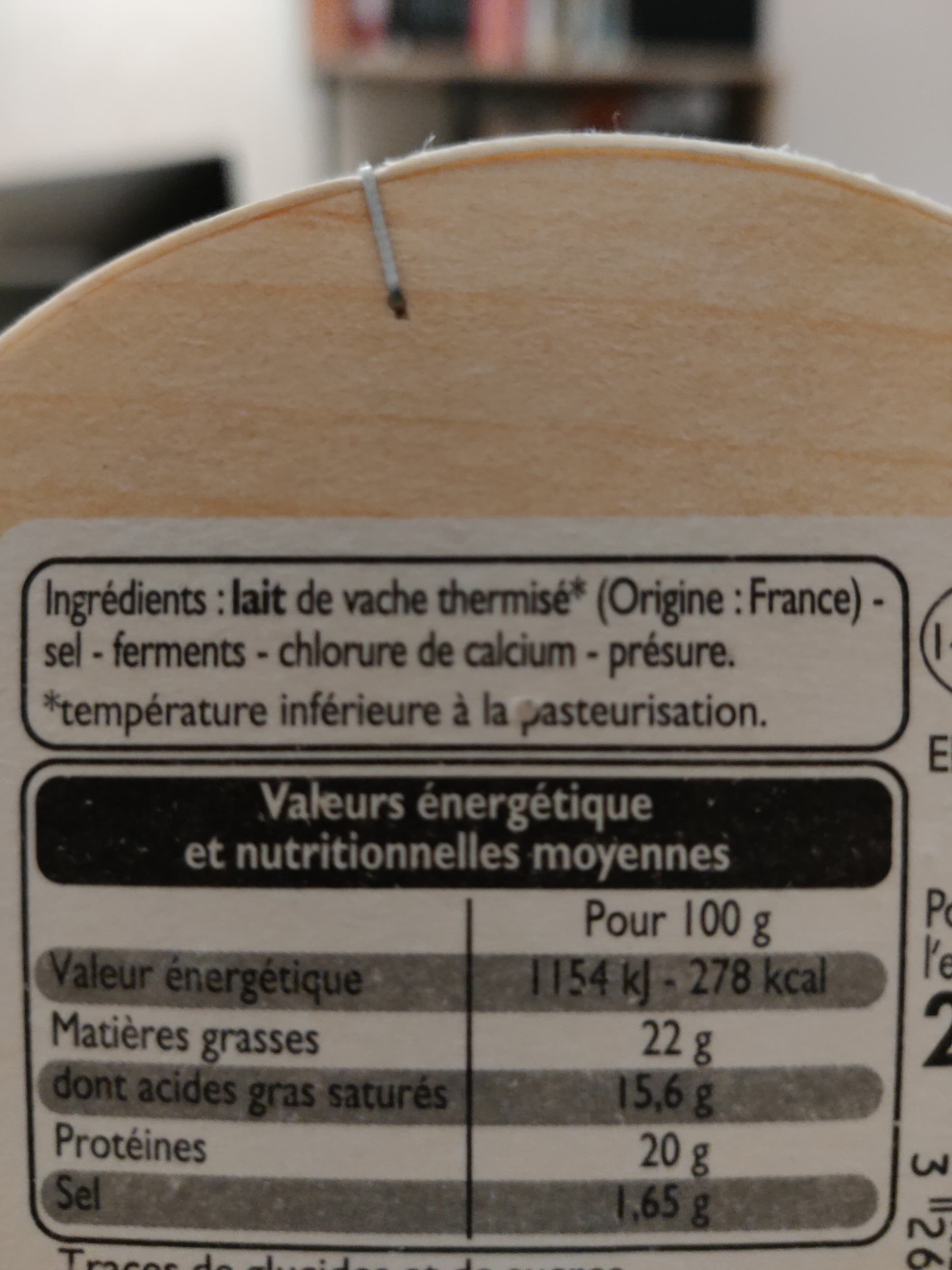 Leader Price Camembert moulé à la louche packshot