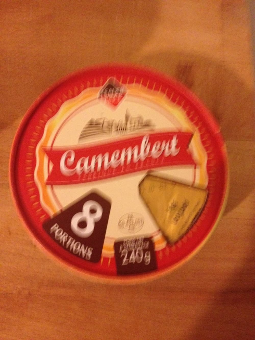Leader Price Camembert 8 portions packshot