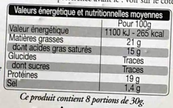 Leader Price Camembert (21 % MG) packshot
