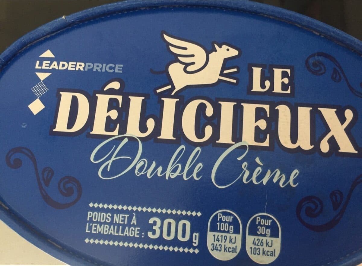 Leader Price Le délicieux Double crème packshot