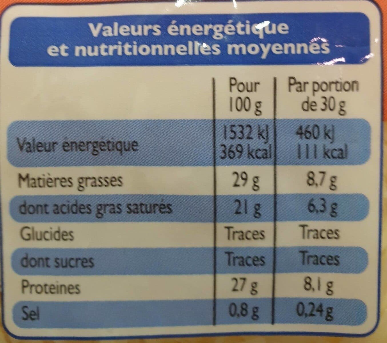 Leader Price Emmental français rape packshot