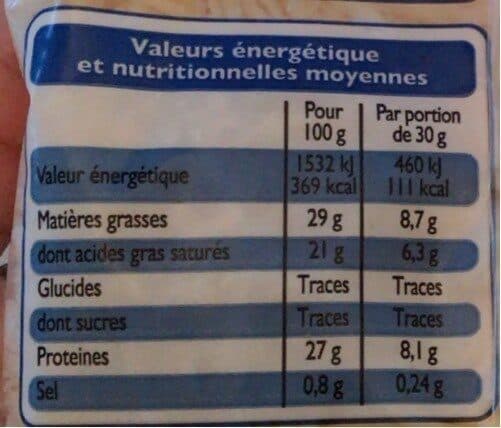 Leader Price Emmentale rapé packshot
