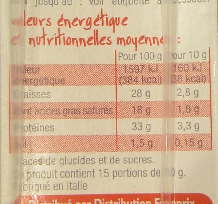 Marché Franprix Grana Padano (râpe intégrée spéciale râpé fin) packshot
