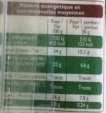 Leader Price Comté affiné 4 mois packshot
