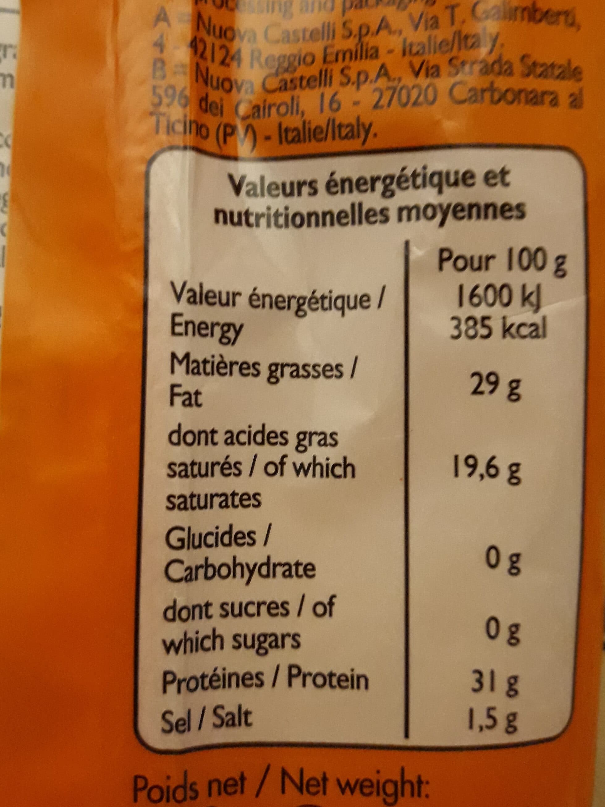 Leader Price Ersatz de Parmesan packshot