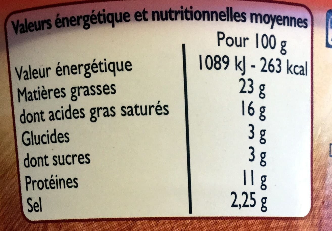 Leader Price Crème de fromage au Camembert packshot