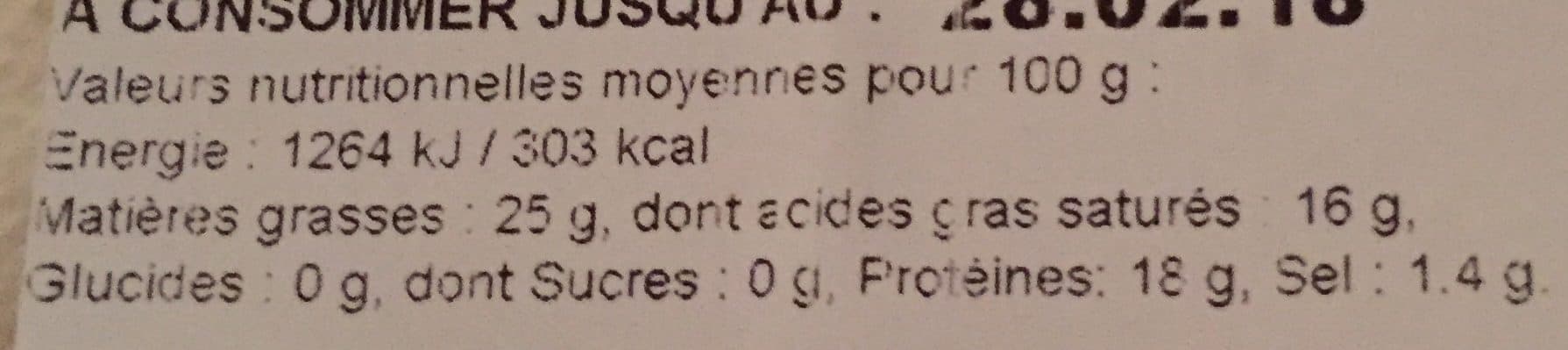 Leader Price Mont d'or AOP pièce packshot