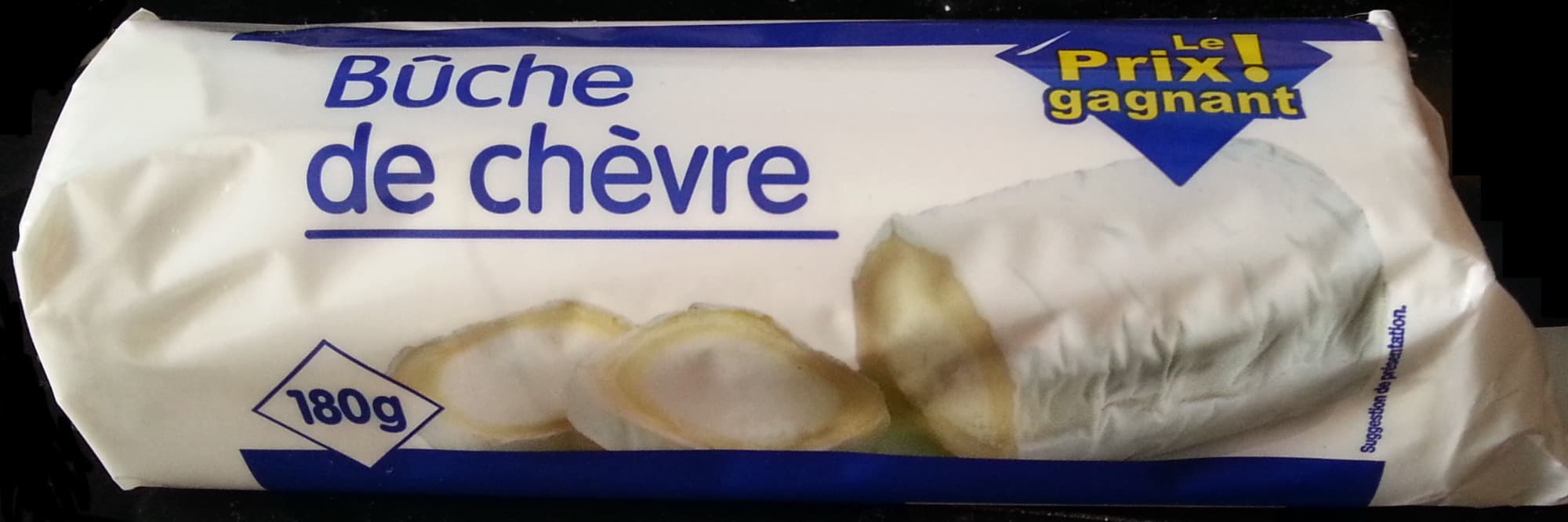 Le Prix gagnant Bûche de chèvre packshot