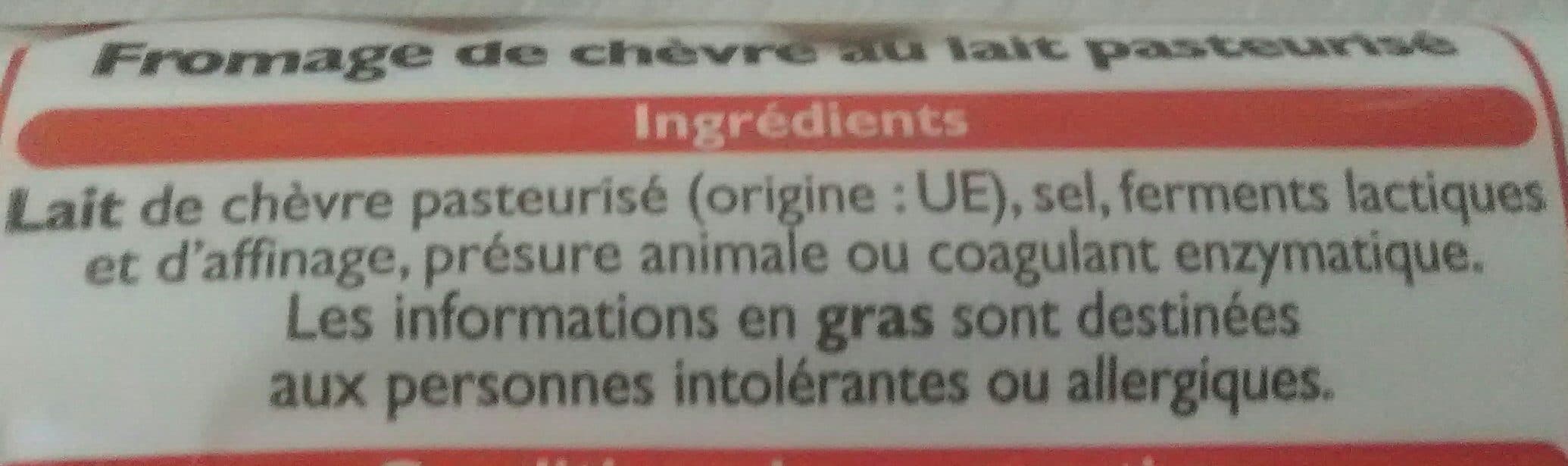 Leader Price Sainte Maure - Fromage de chèvre au lait pasteurisé packshot
