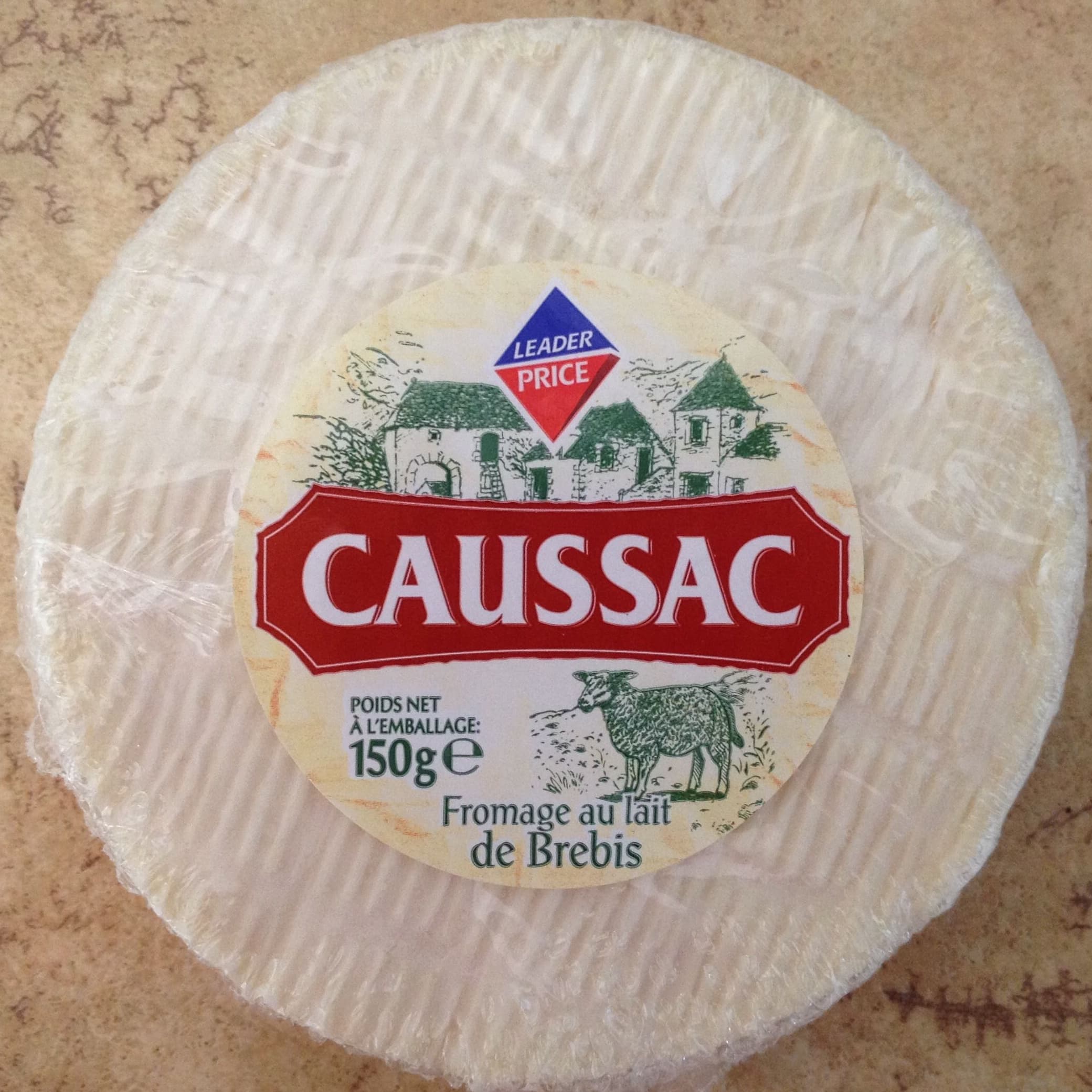 Leader Price Caussac Fromage au lait de Brebis packshot