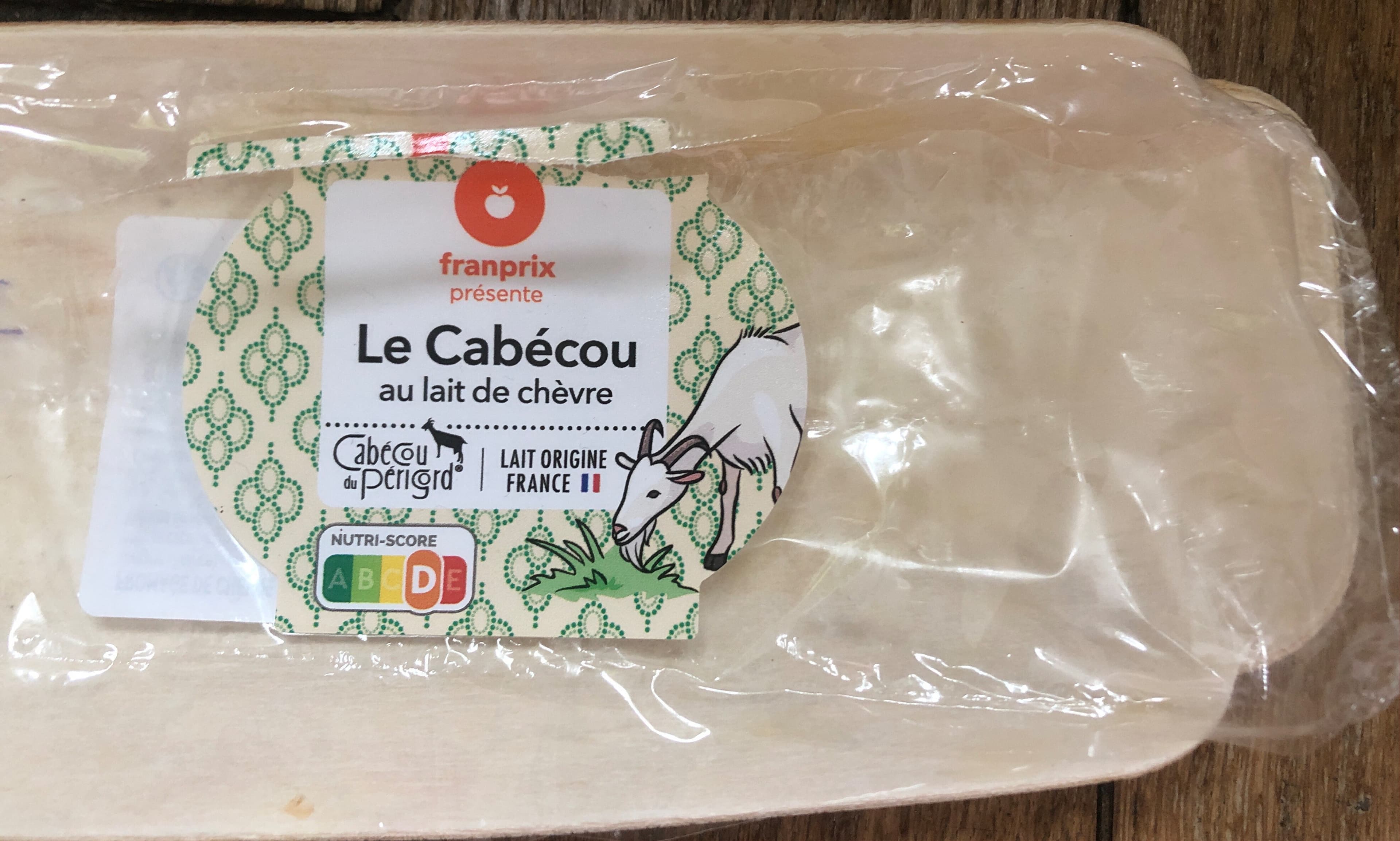 Franprix Cabecou au lait de chèvre packshot