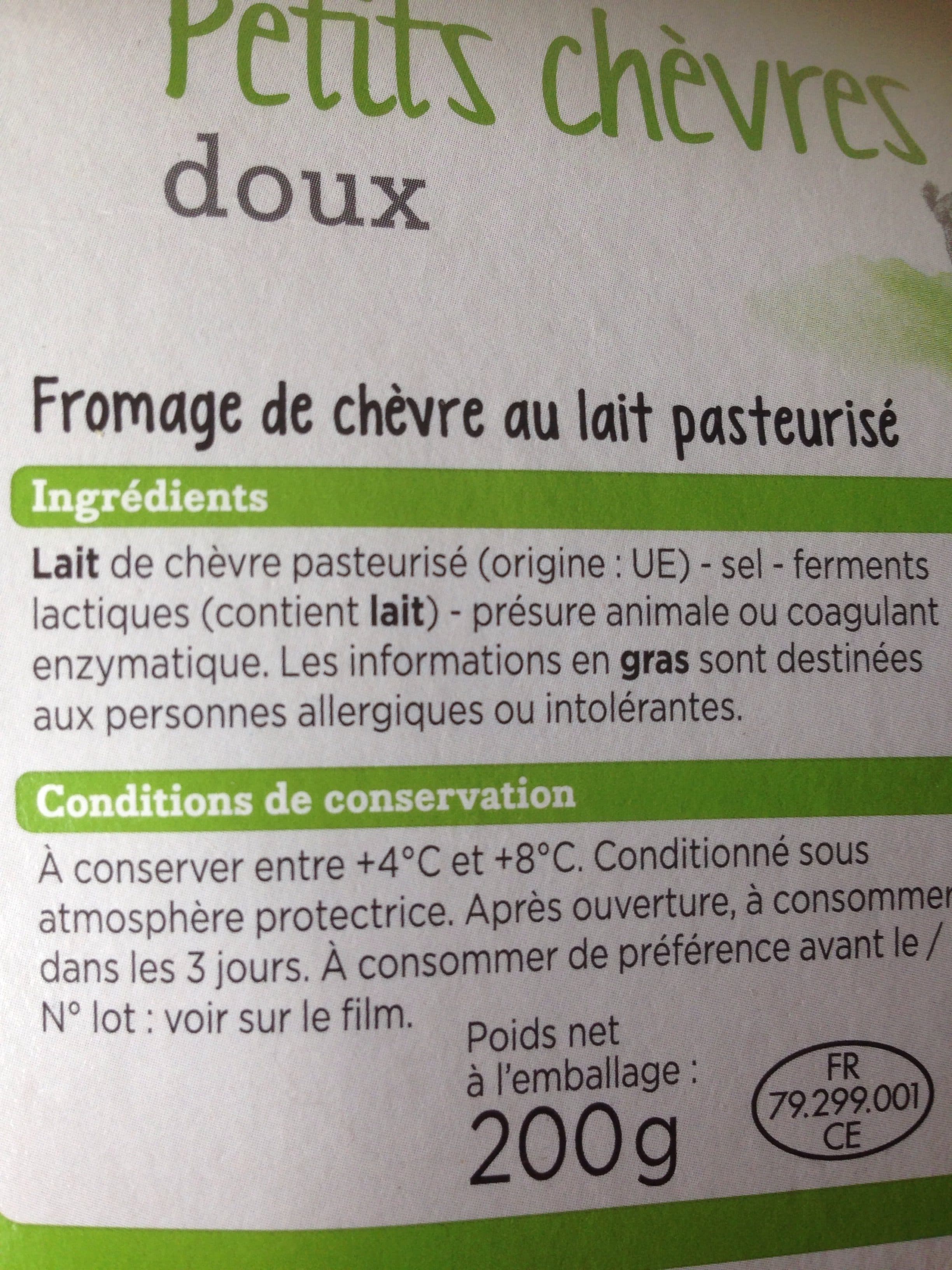 Franprix Petits chevres doux packshot