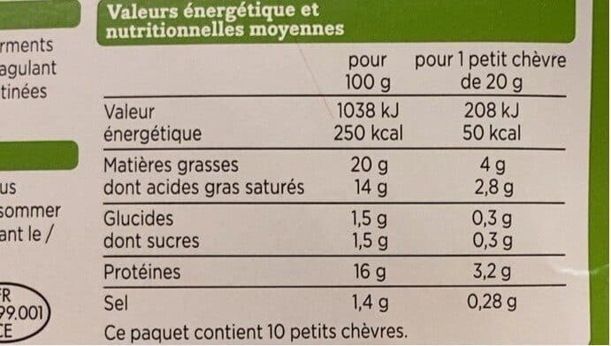 Franprix Petits chevres doux packshot