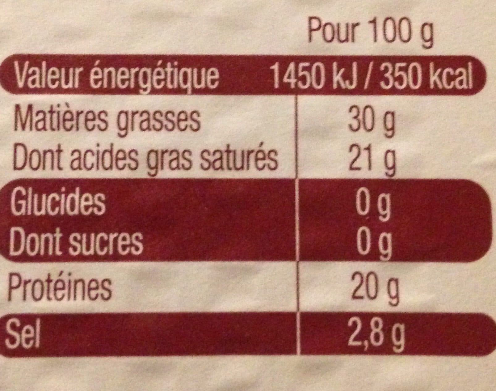 Leader Price Bleu D'Auvergne (30% MG) packshot