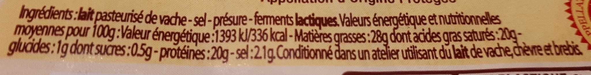 Leader Price Fourme d'Ambert - Fromage au lait pasteurisé de vache packshot