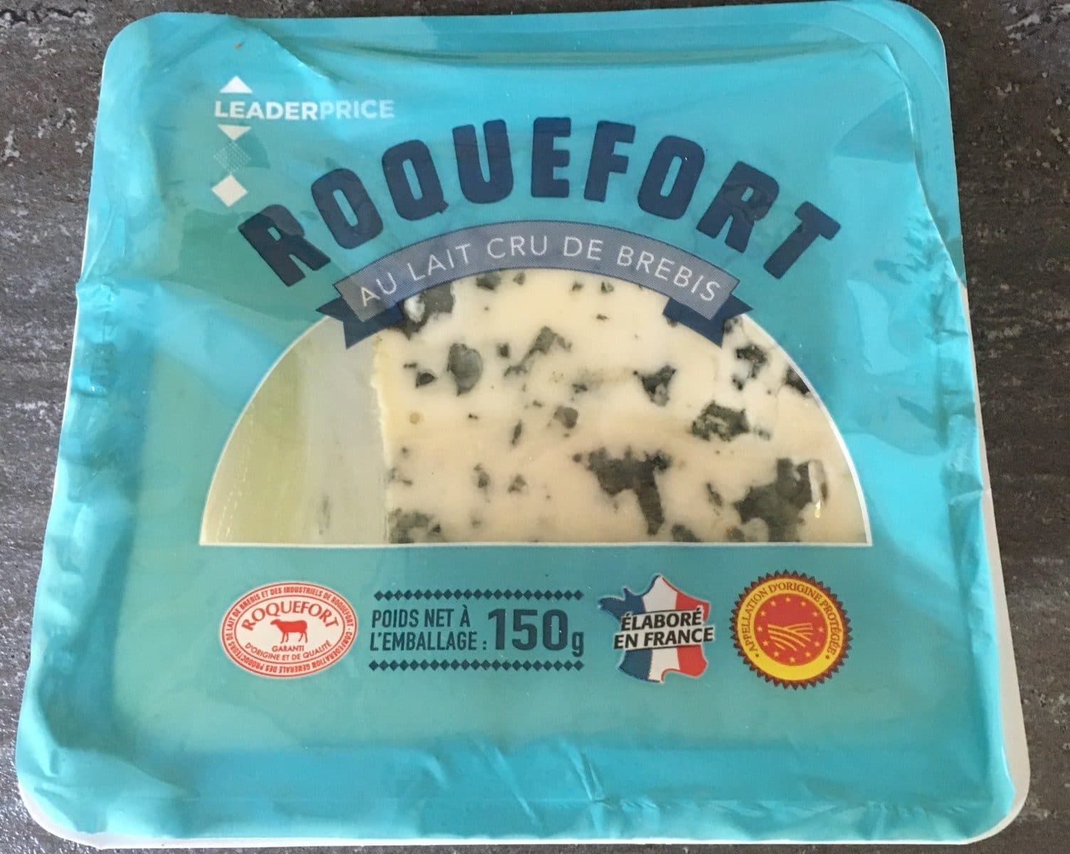 Leader Price Roquefort au lait cru de brebis packshot