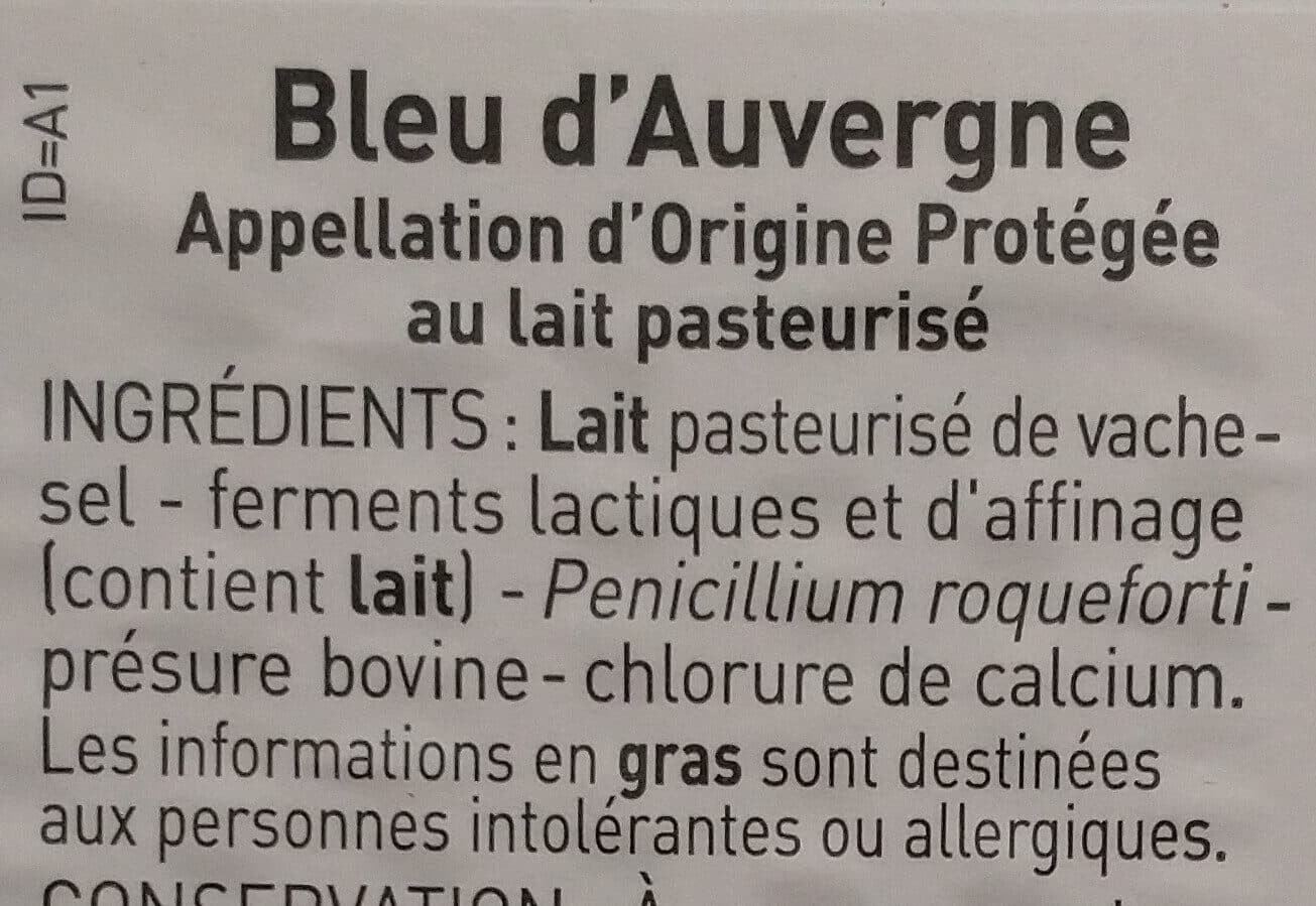 Distribution Franprix Bleu d'Auvergne AOP (30 % MG) packshot