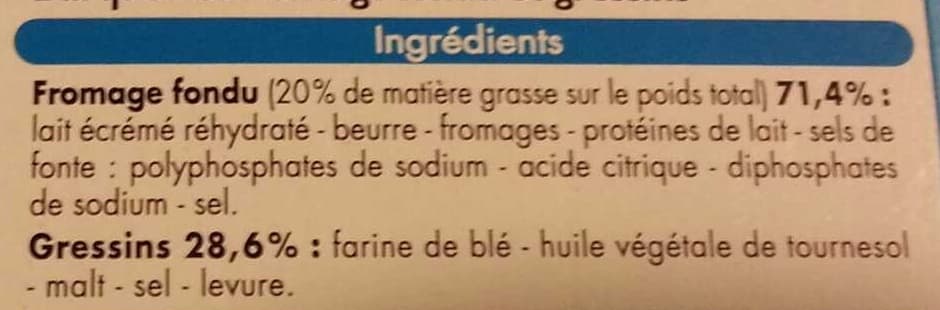 Leader Price Kids - Bâtonnets et fromage fondu packshot