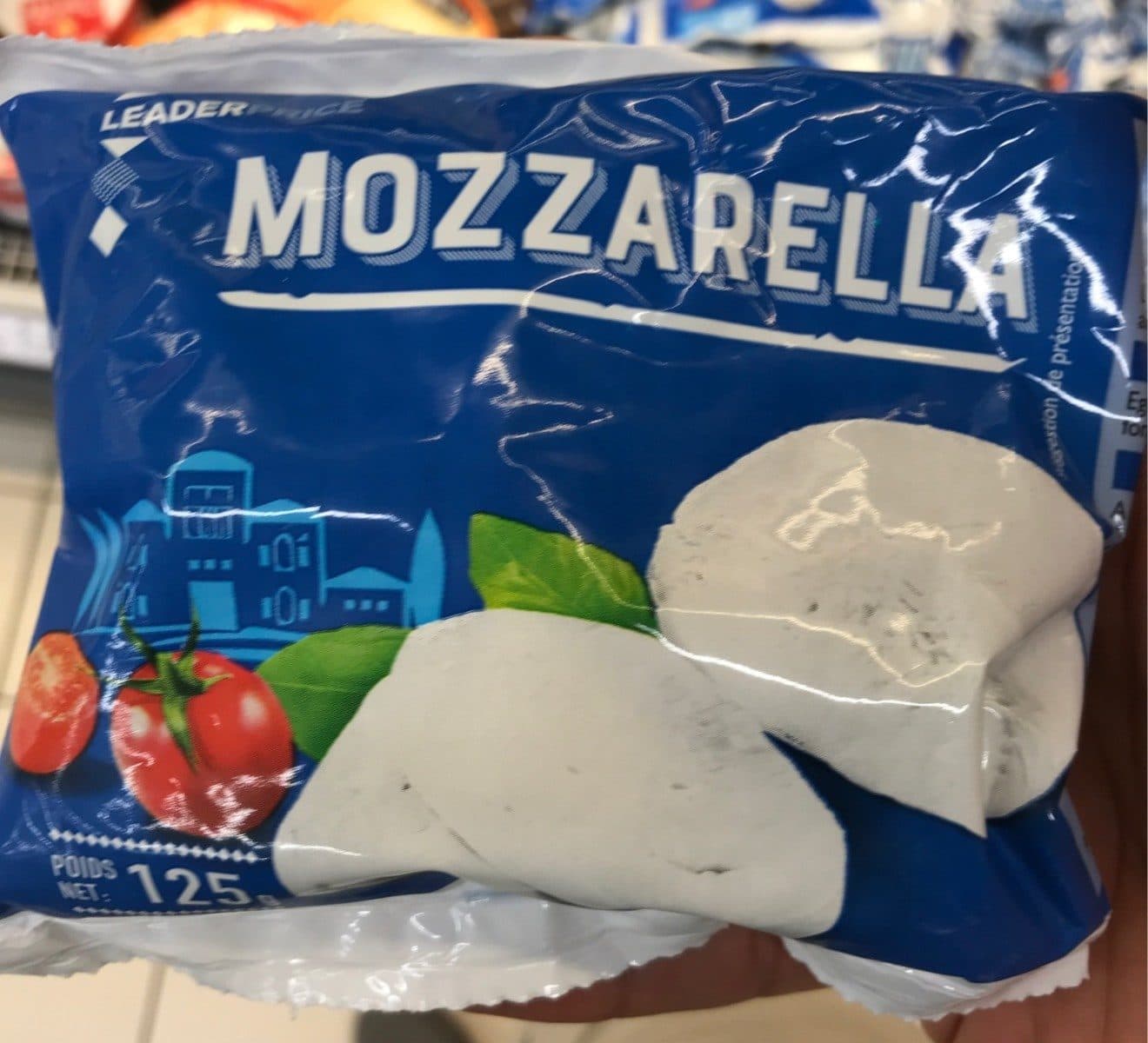 Leader Price Mozarella 125g packshot