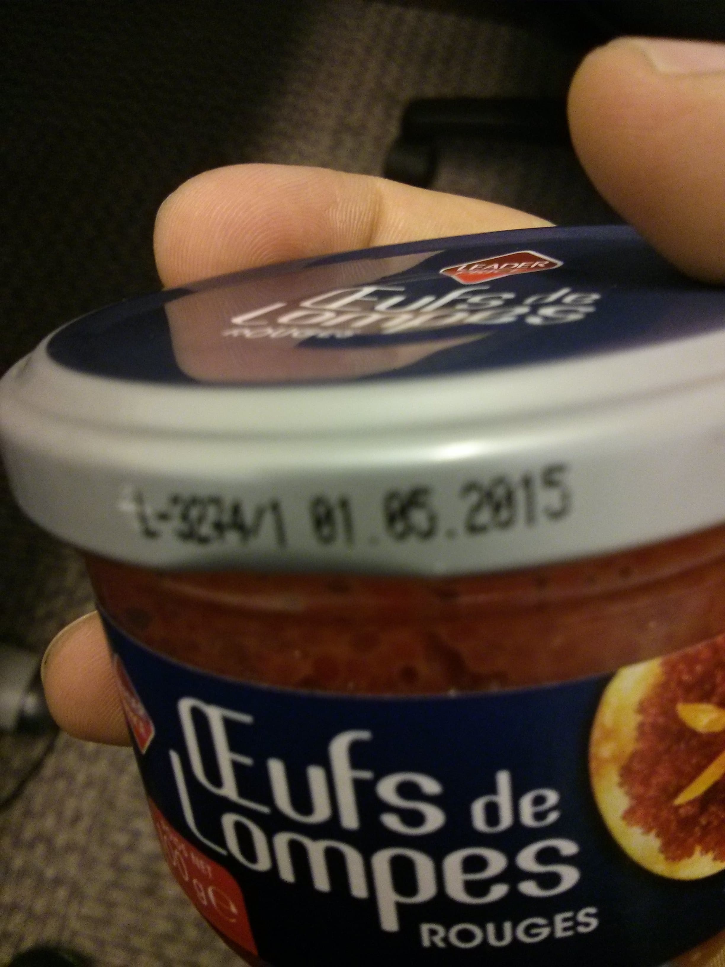 Leader Price Œufs de Lompes Rouges packshot