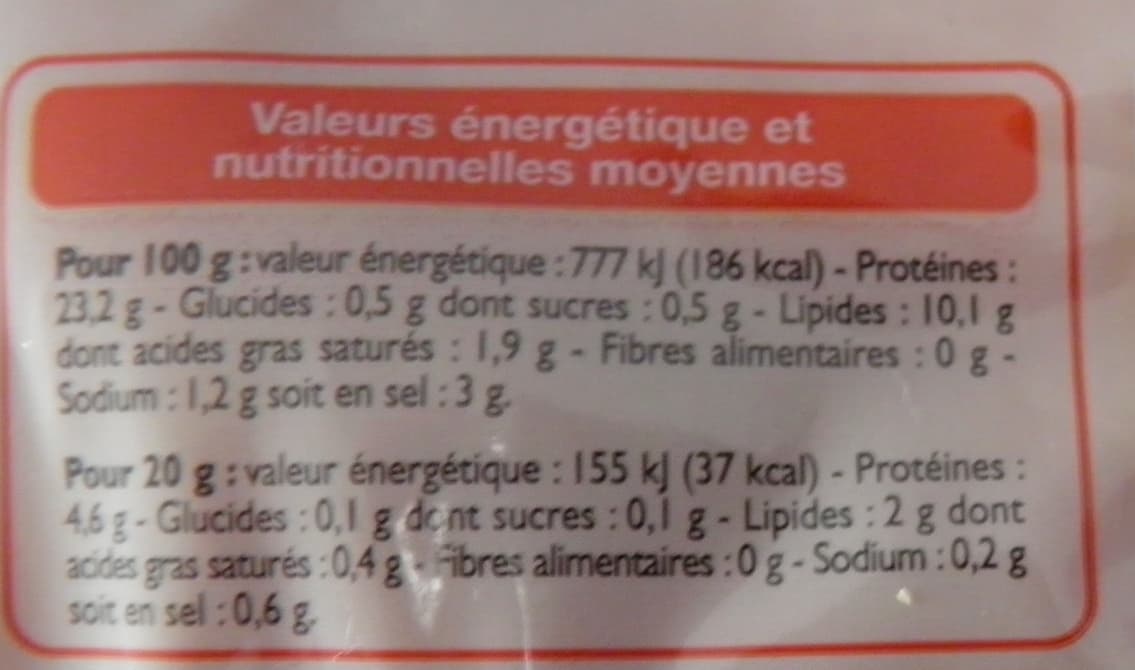 Leader Price Saumon atlantique fumé au bois de hêtre Leader Price packshot