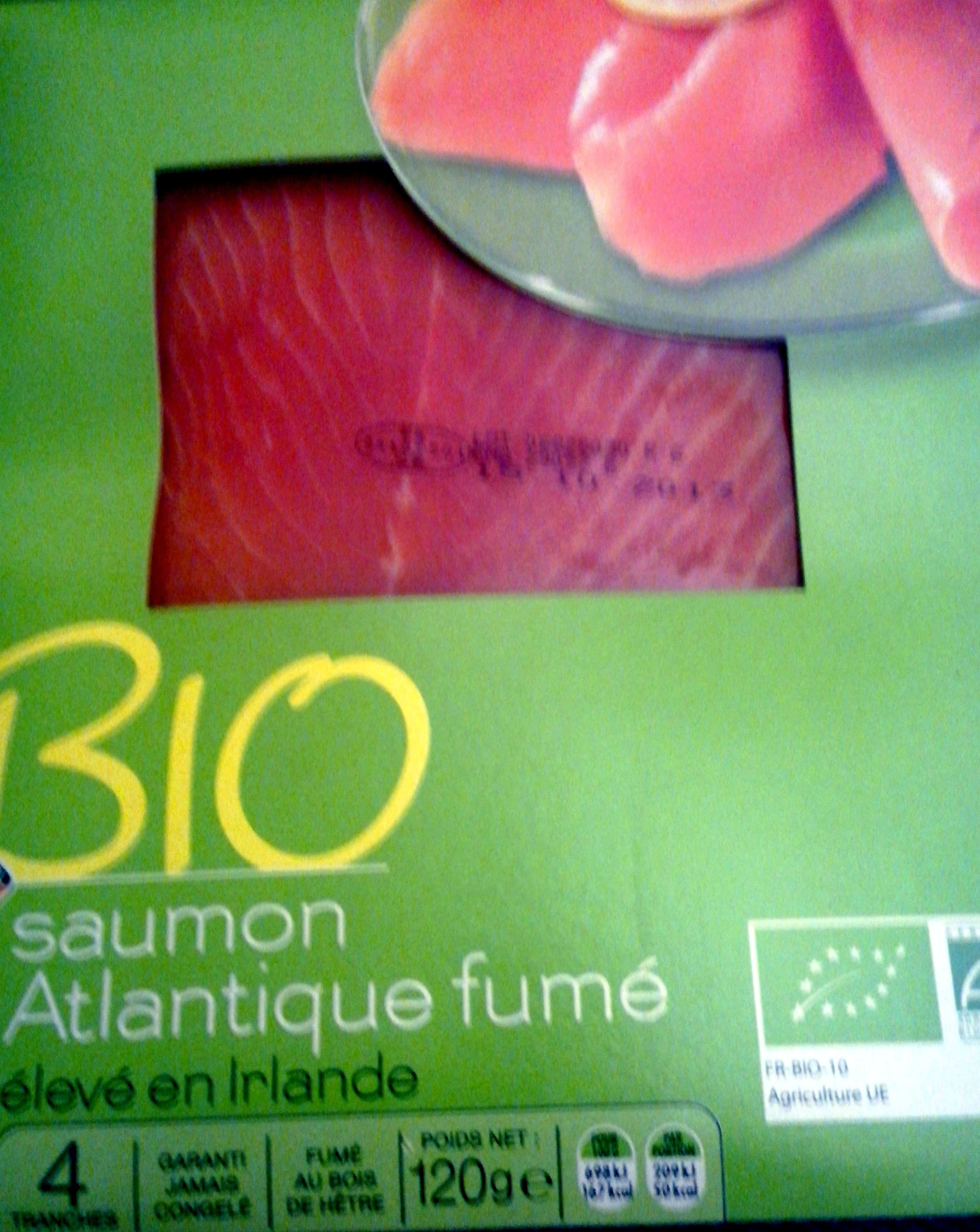 Leader Price BIO Saumon Atlantique fumé packshot