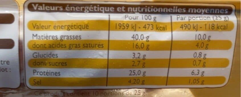 Leader Price Saucisse Sèche packshot