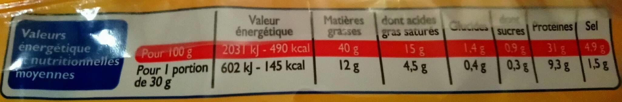 Leader Price FUET Saucisson sec espagnol packshot