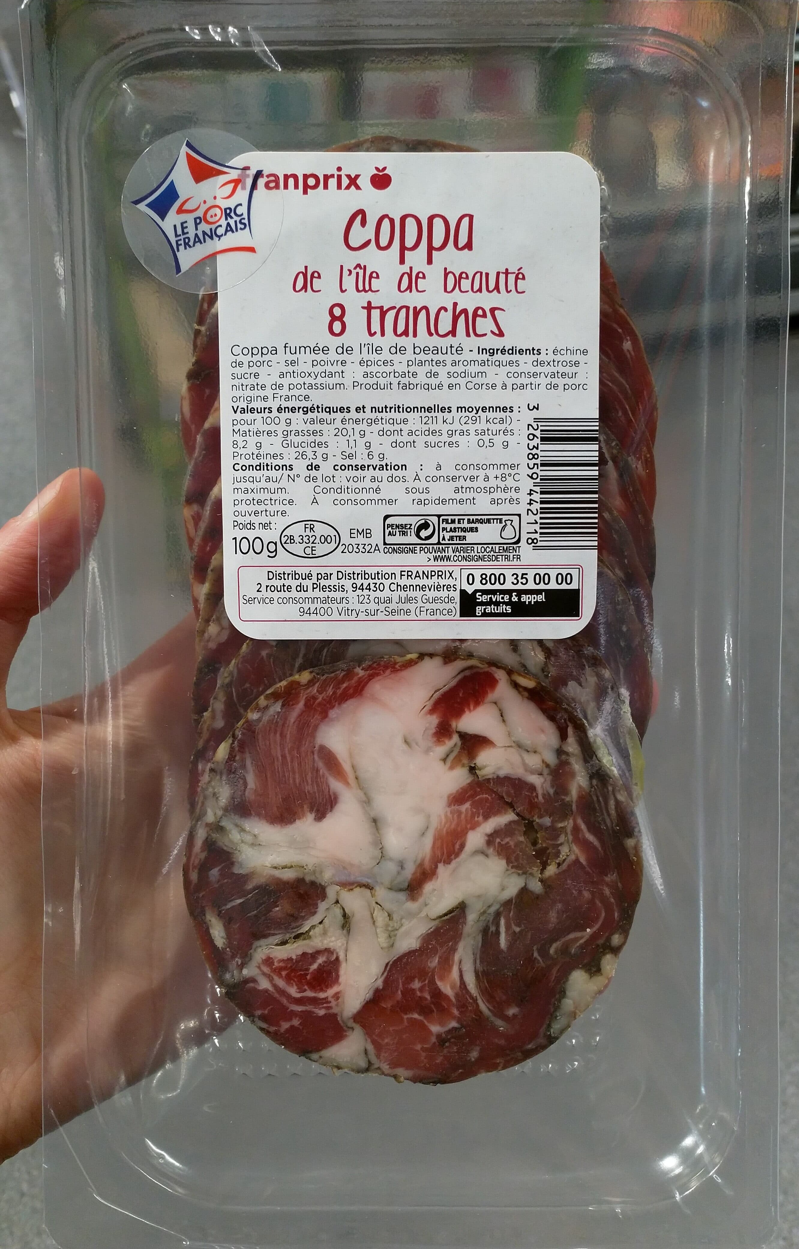 Franprix Coppa de l'île de Beauté packshot