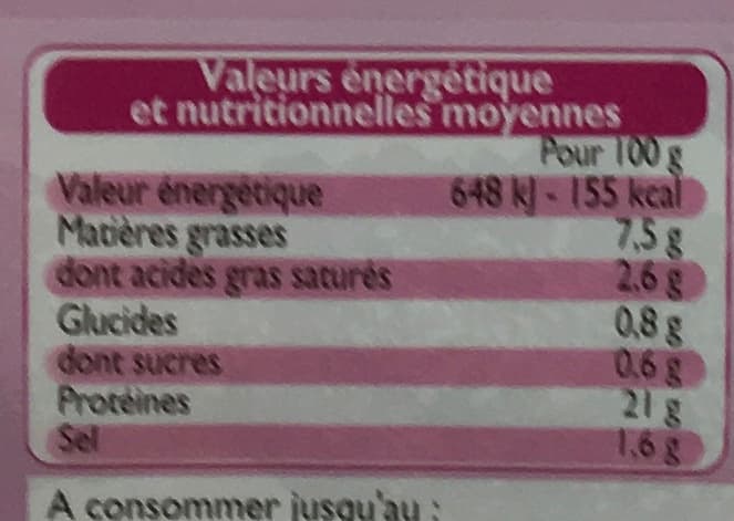 Leader Price Jambon Supérieur avec couenne packshot