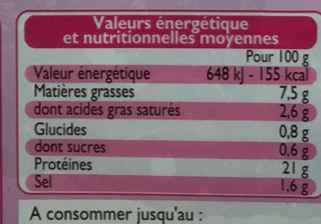 Leader Price Jambon supérieur avec couenne packshot
