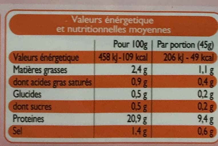 Leader Price Jambon de Paris, Découenné Dégraissé (4 Tranches) packshot