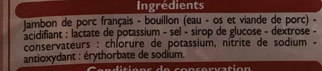 Leader Price Jambon de Paris -25 % de sel Découenné Dégraissé packshot