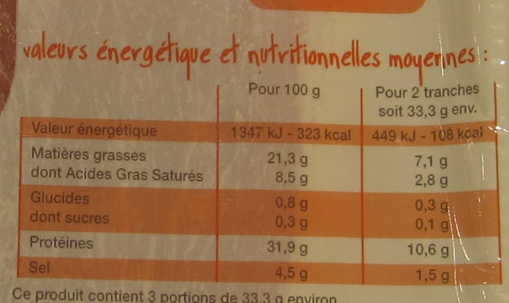 Marché Franprix Jambon Speck packshot