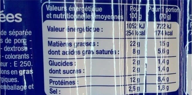 Leader Price Saucisses cuites fumées packshot