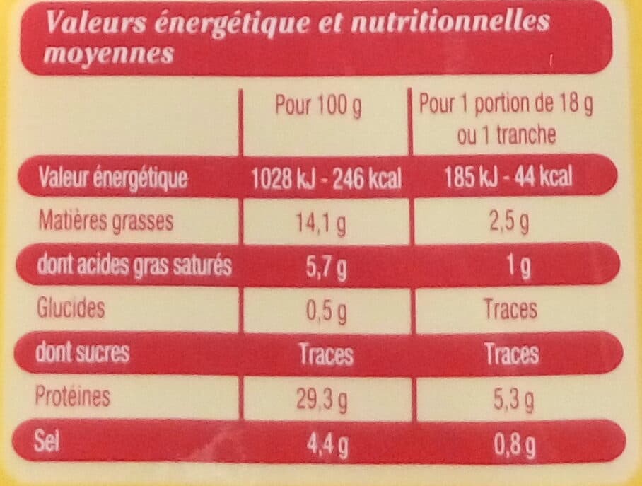 Leader Price Jambon de Bayonne packshot