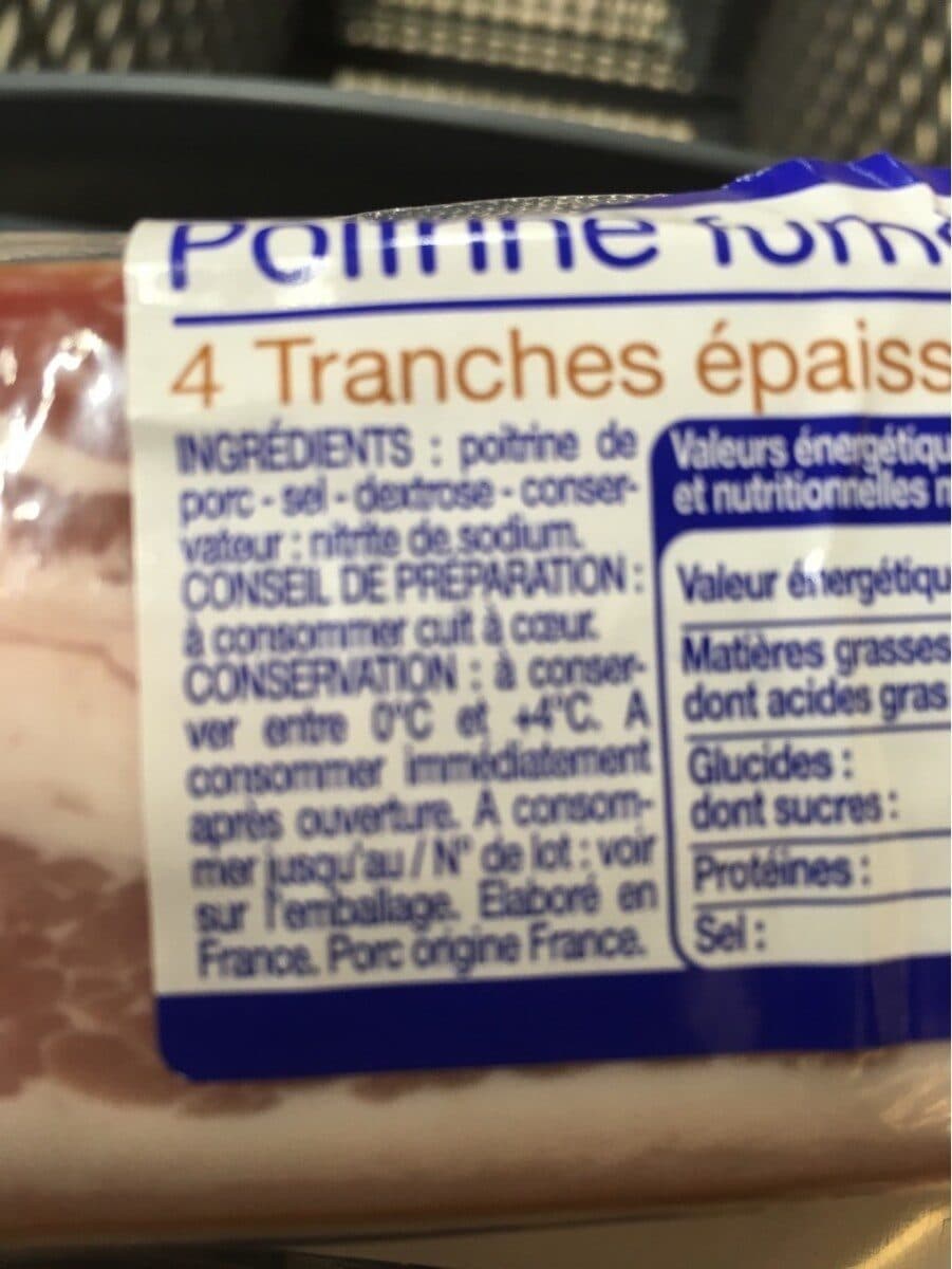 Prix gagnant Poitrine fumée packshot