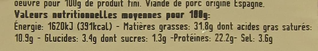 Charcupac Les Provinces Fines Tranches de Chorizo Espagnol packshot