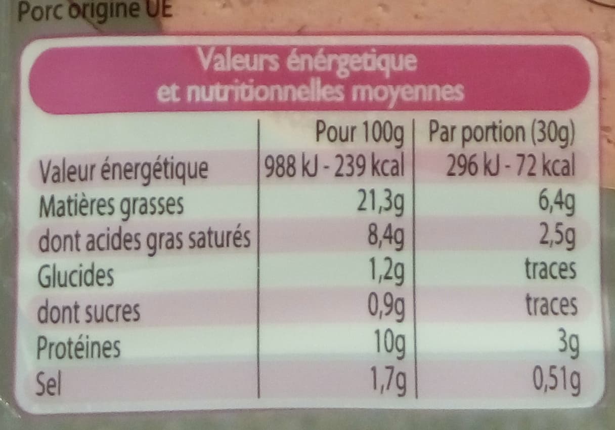 Leader Price Mousse de foie supérieure pur porc packshot