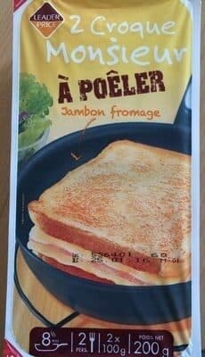 Leader Price Croque monsieur packshot