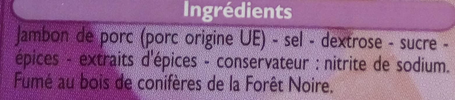 Leader Price Jambon Cru Fumé de la Forêt Noire packshot